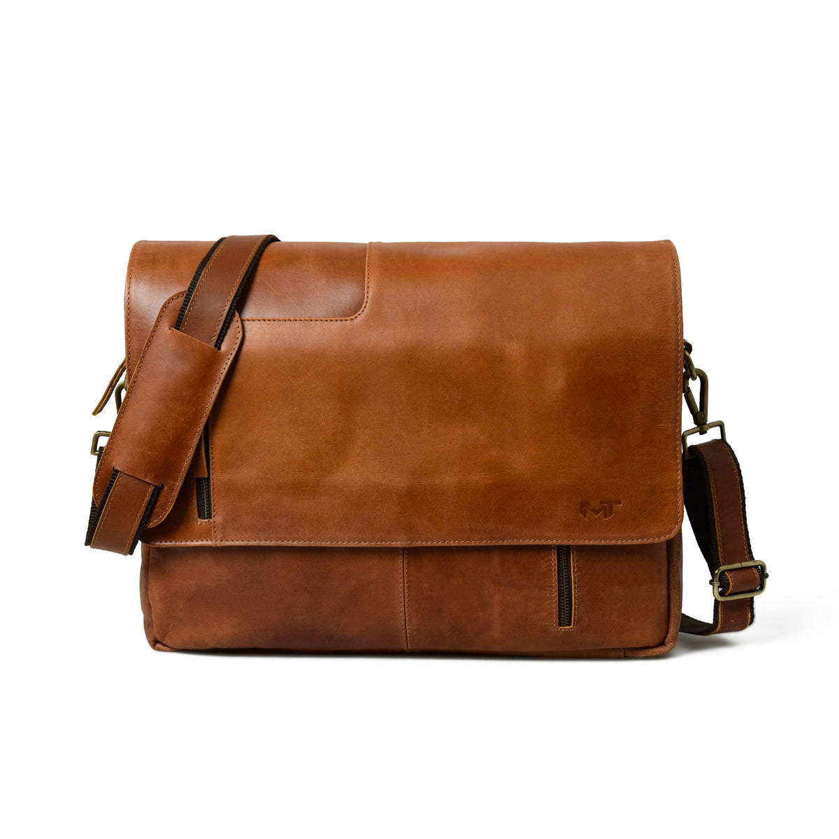 Wilson Tan Leather Crossbody Bag