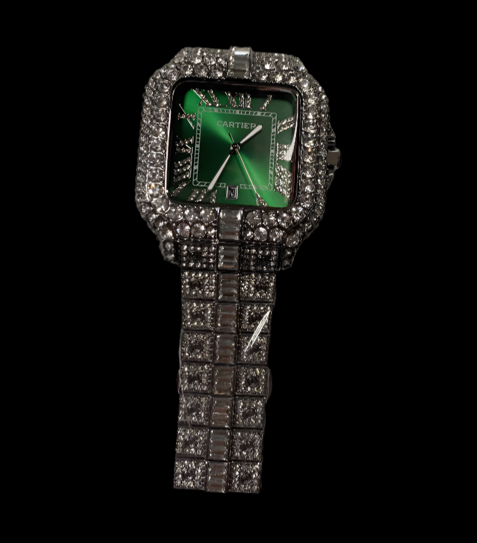 VVS Lab Grown Diamond Cartier Watch pass diamond test Bussdown