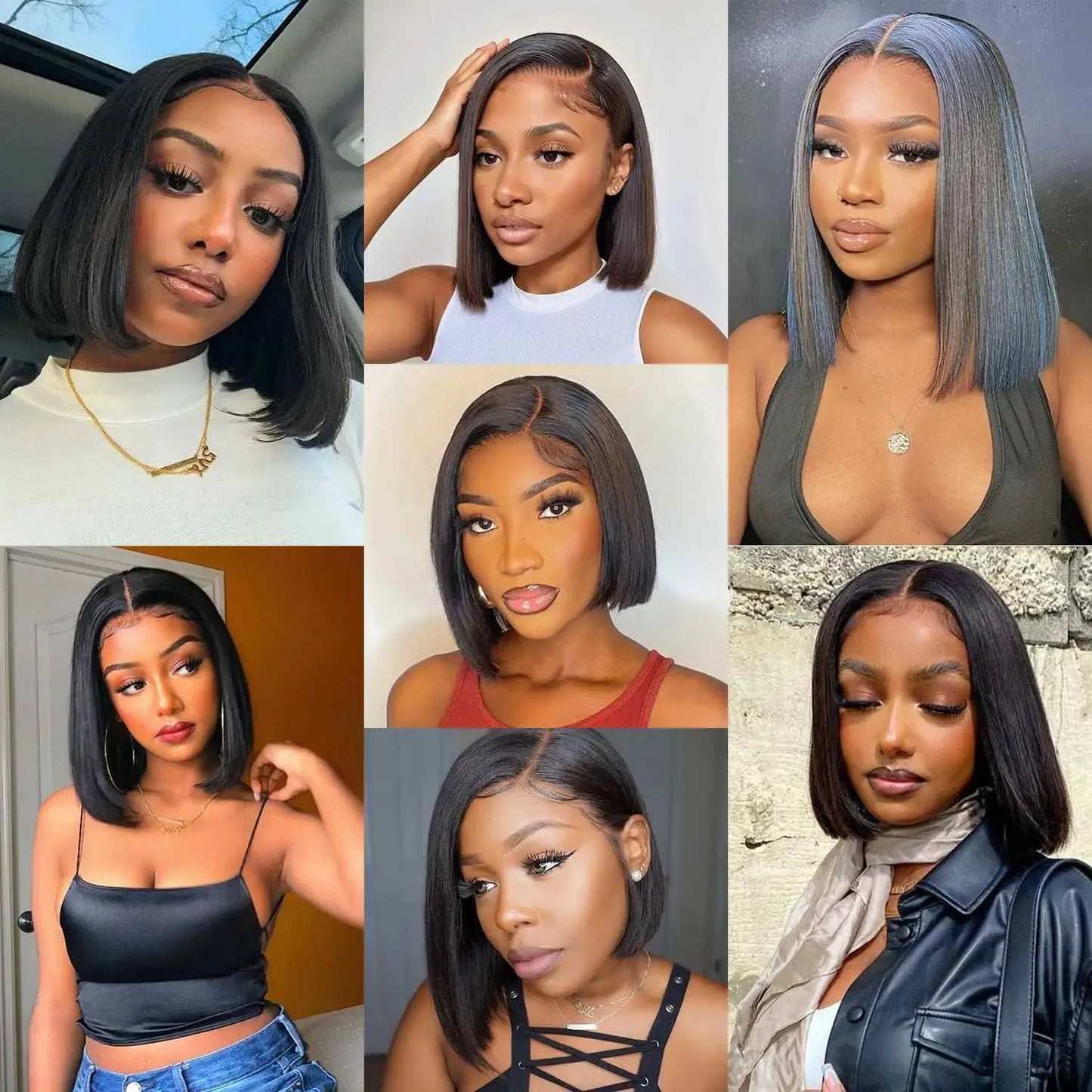 Bob Double Drawn Virgin Hair Wig Glueless 13x4 Hd Lace Front Wigs Real Vietnamese Bone Straight Human Hair Lace