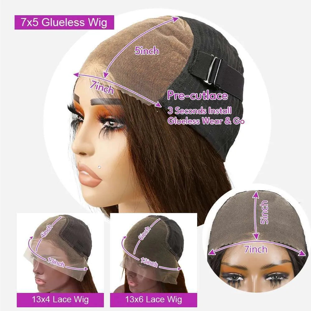 Deep Water Wave Bob Highlighted Curly 13x4 13x6 Lace Front Brazilian 100% Real Human Hair 7x5 Glueless Short Wig