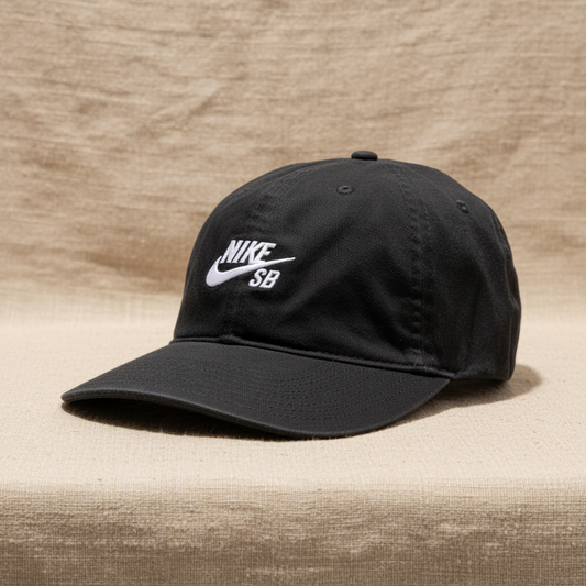 NIKE SB CLUB HAT - BLACK/WHITE