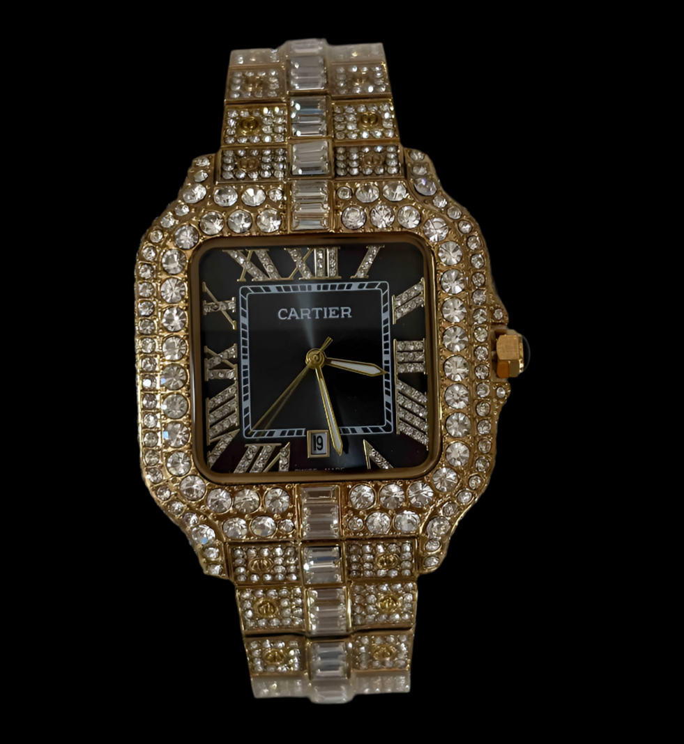 VVS Lab Grown Diamond Cartier Watch pass diamond test Bussdown