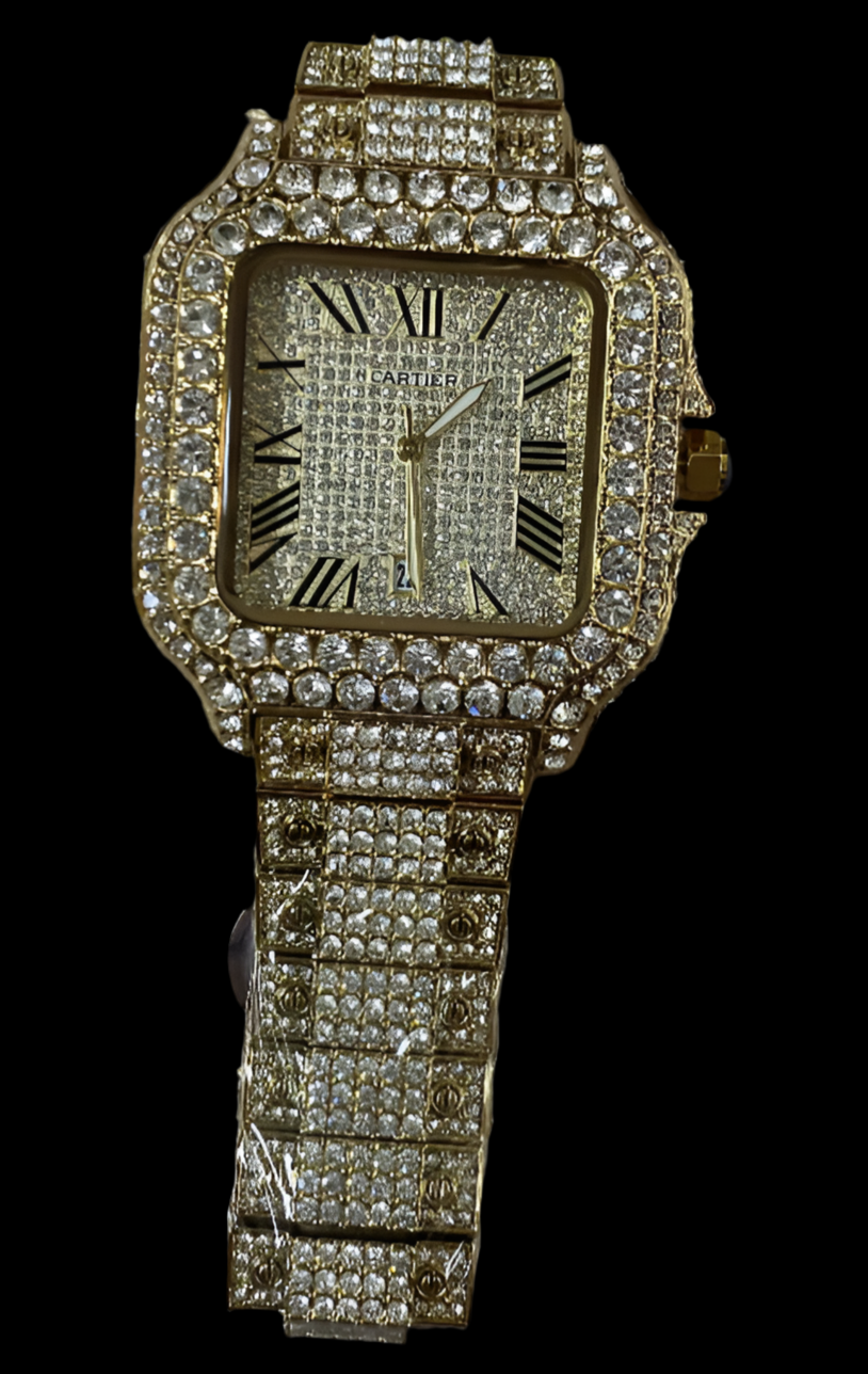 VVS Lab Grown Diamond Cartier Watch pass diamond test Bussdown