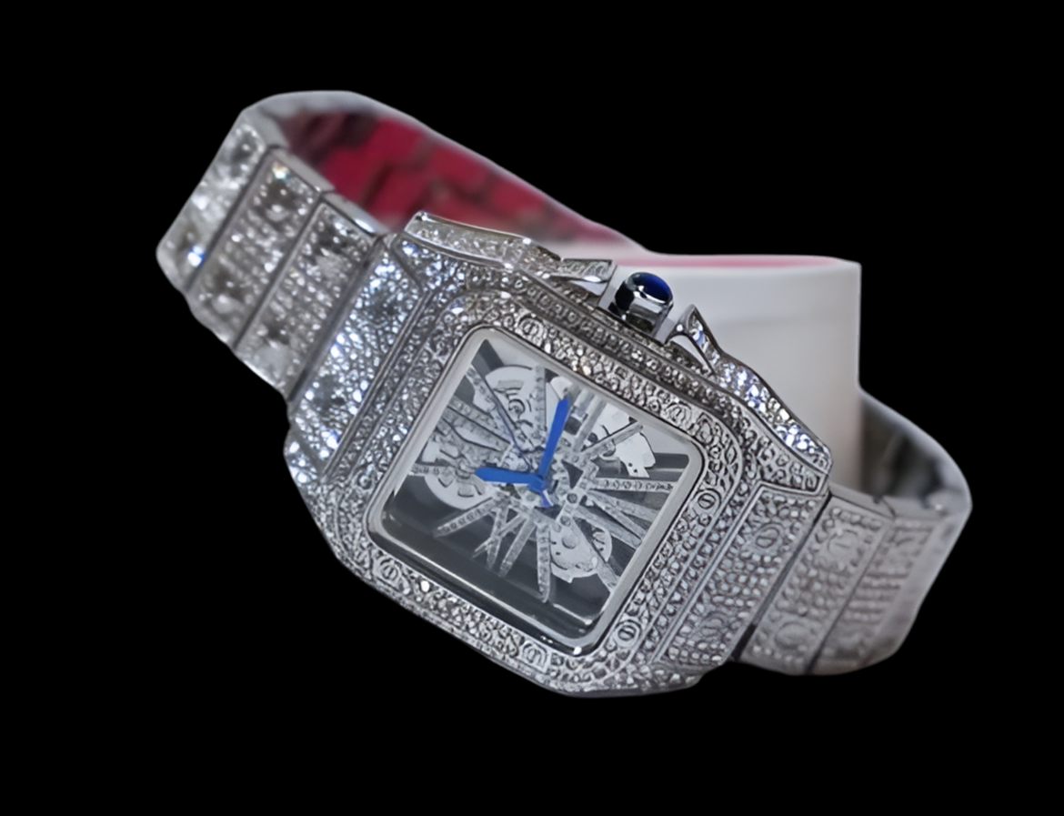 VVS Lab Grown Diamond Cartier Watch pass diamond test Bussdown